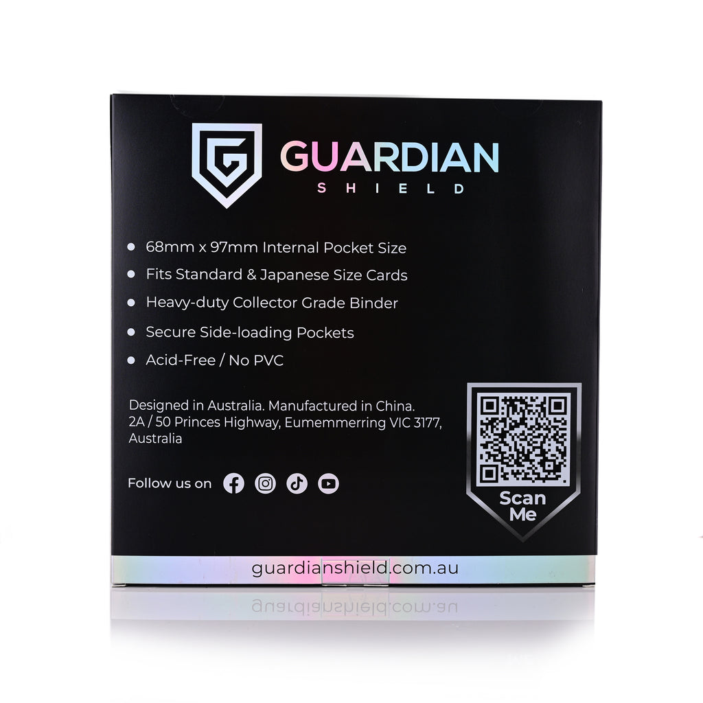 Guardian Shield Zip Binder 12 Pocket Black