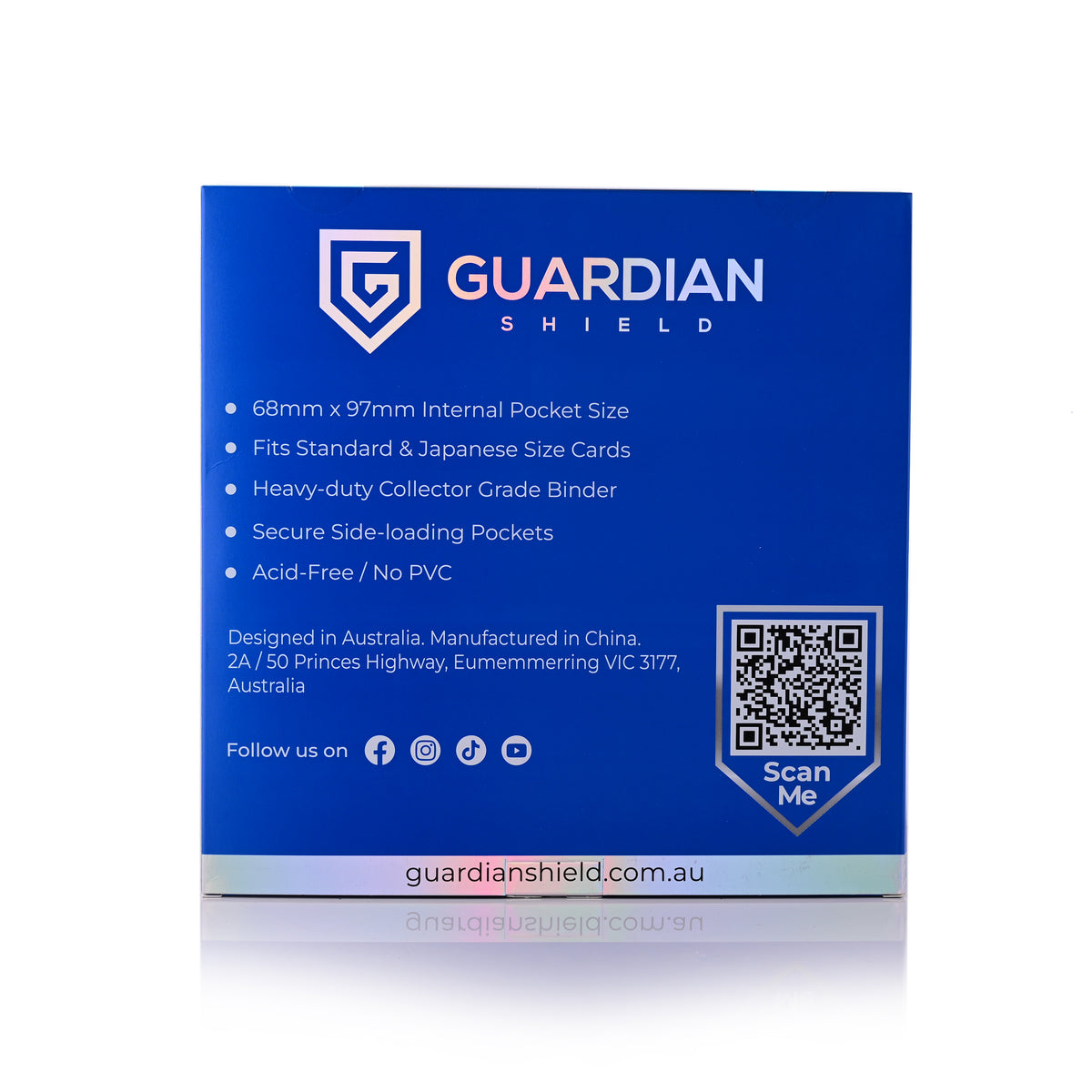 Guardian Shield Zip Binder 12 Pocket Blue