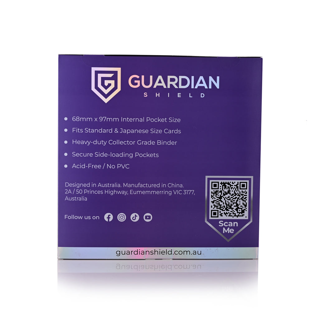 Guardian Shield Zip Binder 12 Pocket Purple