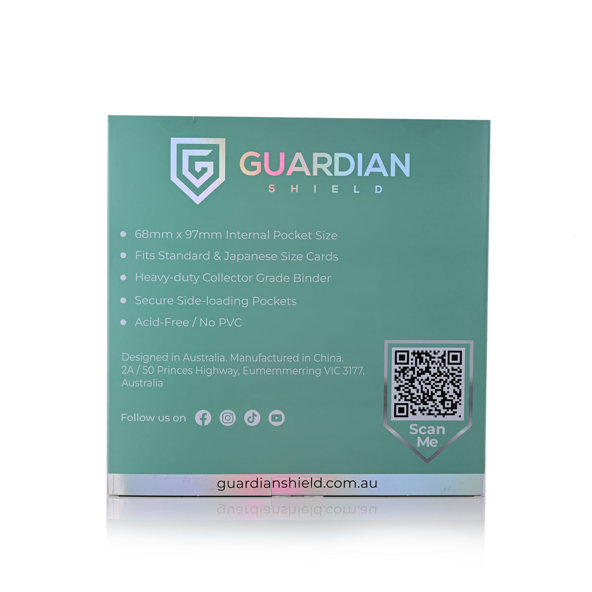 Guardian Shield Zip Binder 12 Pocket Turquoise