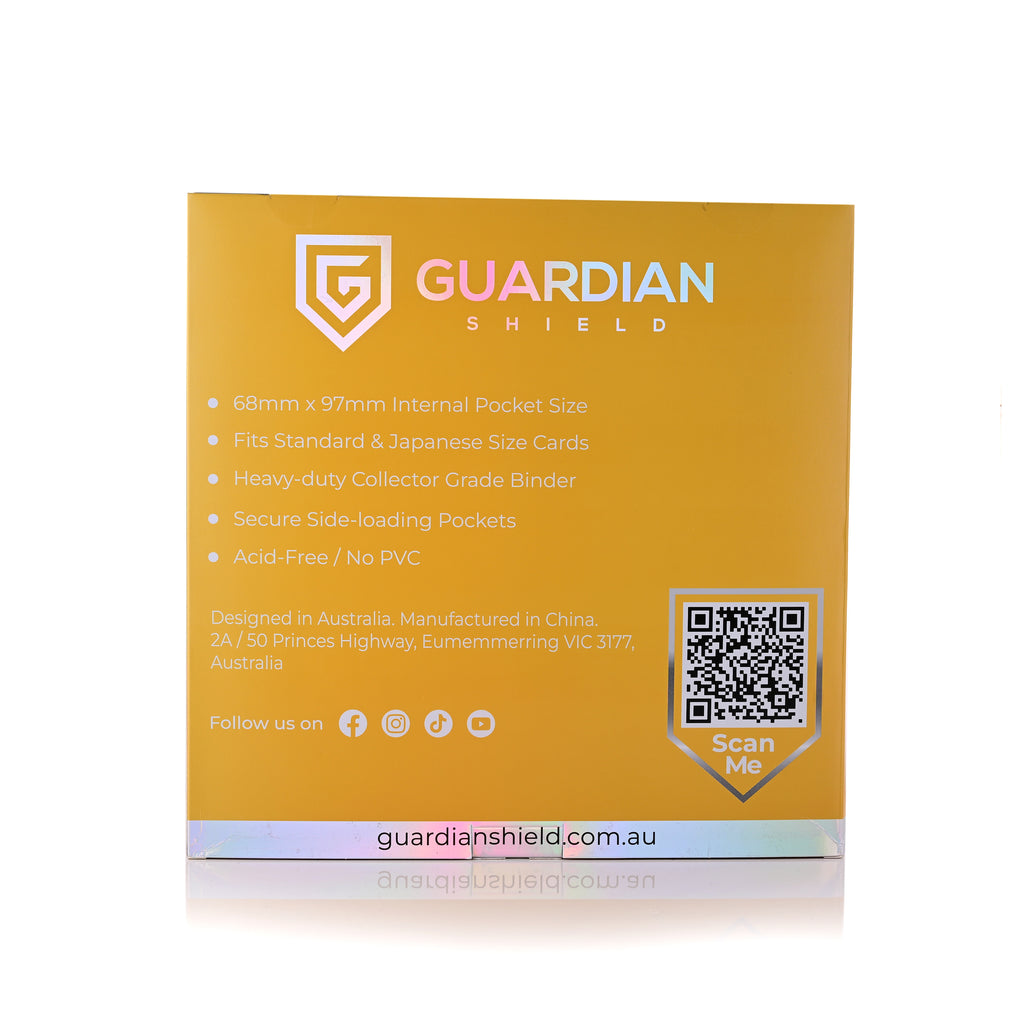 Guardian Shield Zip Binder 12 Pocket Yellow