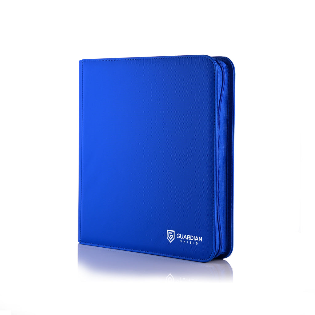 Guardian Shield Zip Binder 12 Pocket Blue