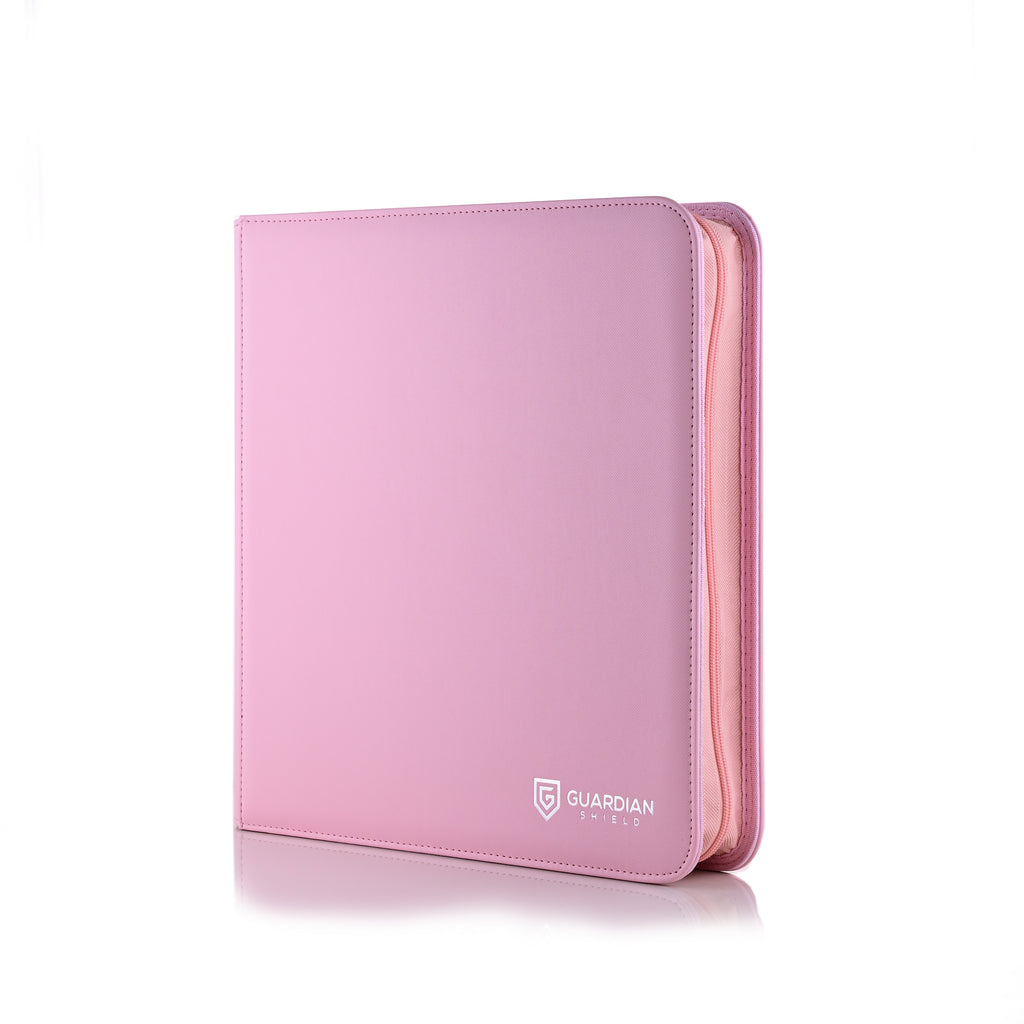 Guardian Shield Zip Binder 12 Pocket Pink