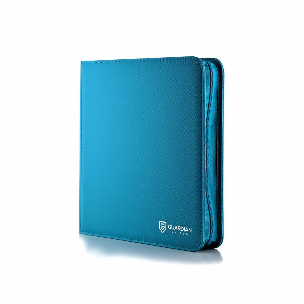 Guardian Shield Zip Binder 12 Pocket Turquoise