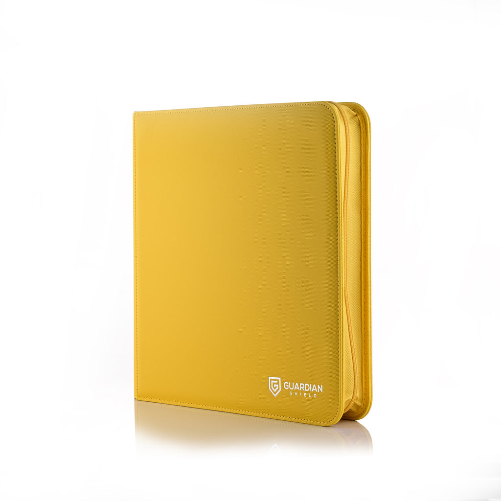 Guardian Shield Zip Binder 12 Pocket Yellow