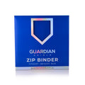 Guardian Shield Zip Binder 12 Pocket Blue