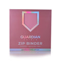 Guardian Shield Zip Binder 12 Pocket Pink