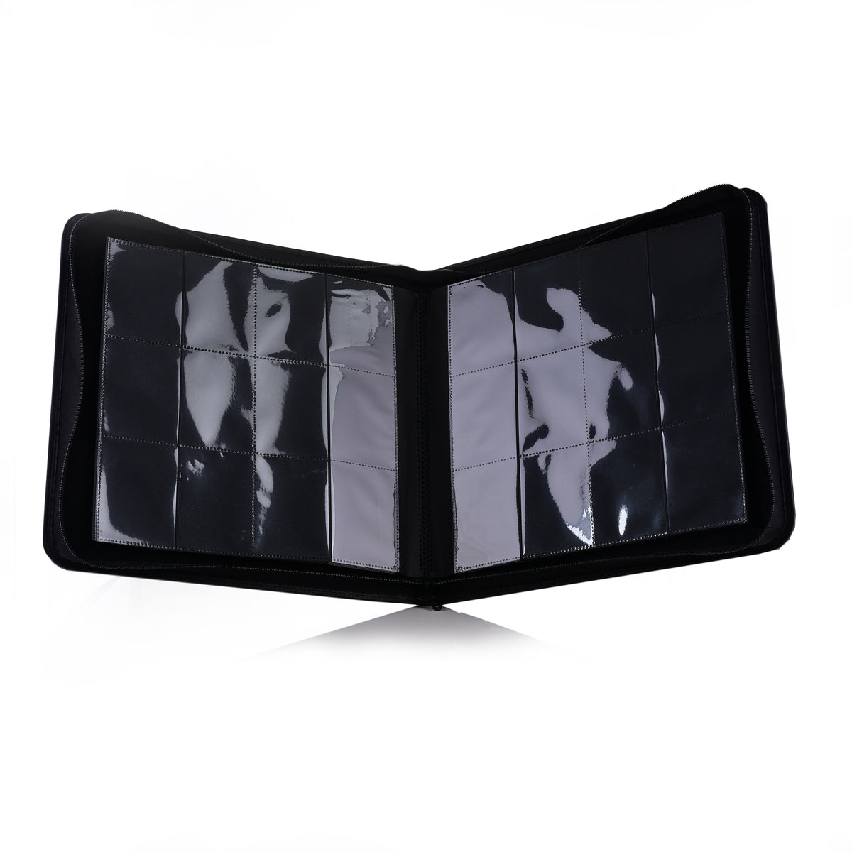 Guardian Shield Zip Binder 12 Pocket Black