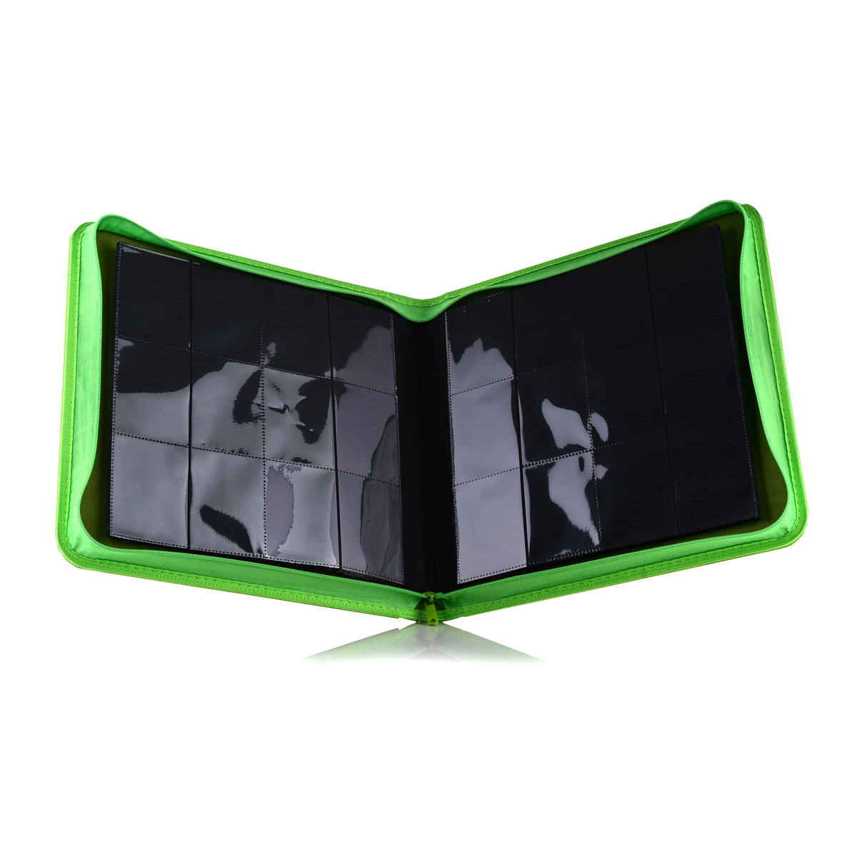 Guardian Shield Zip Binder 12 Pocket Green