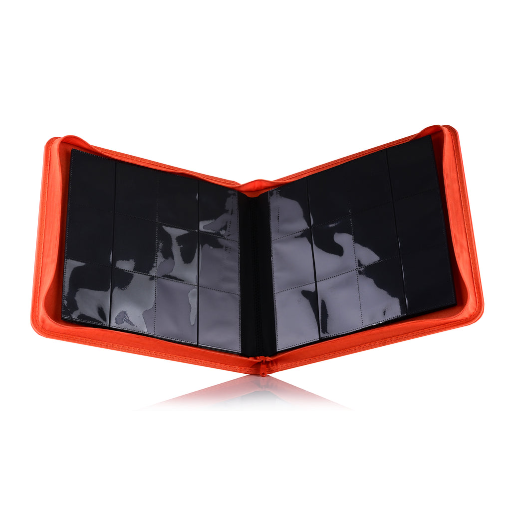 Guardian Shield Zip Binder 12 Pocket Orange