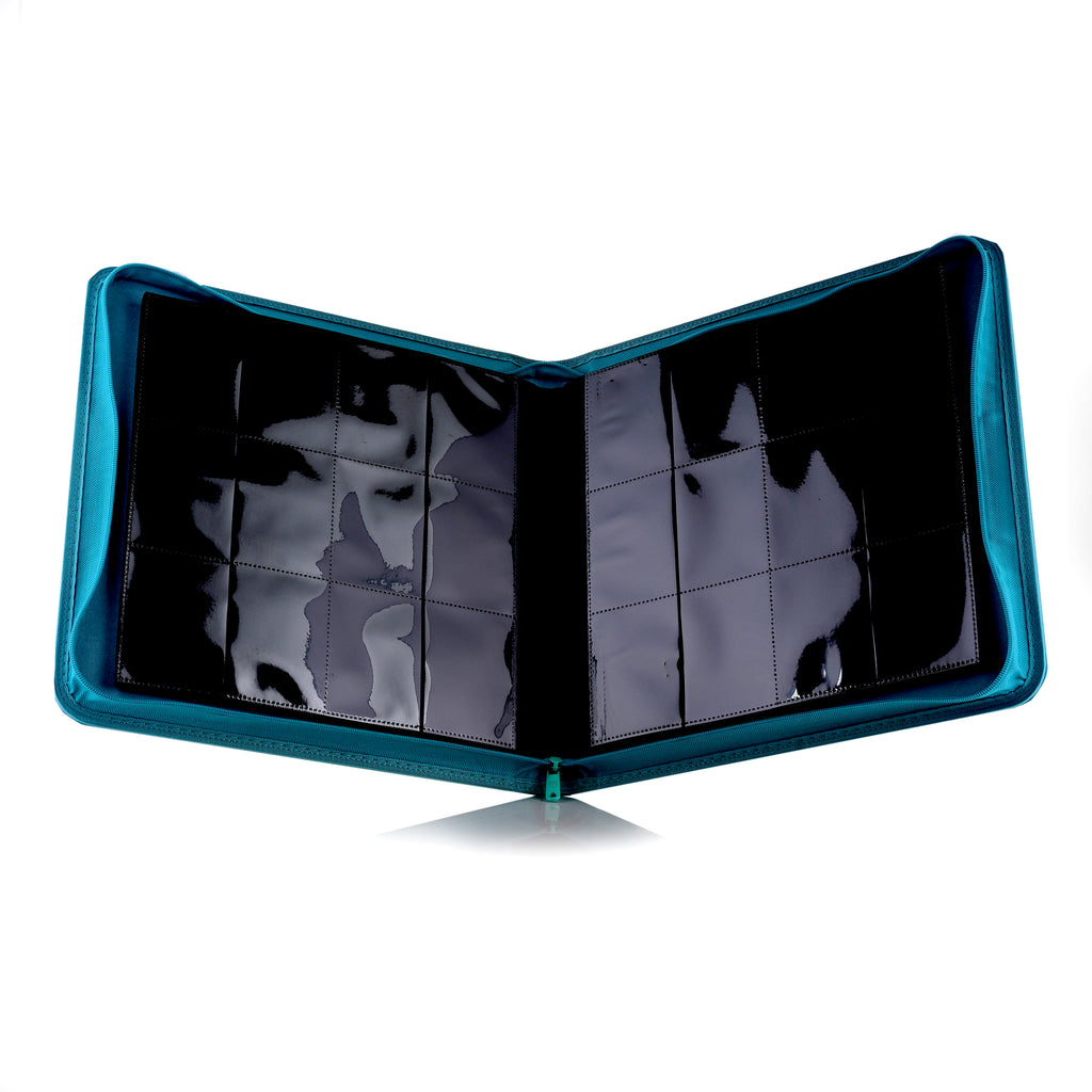Guardian Shield Zip Binder 12 Pocket Turquoise