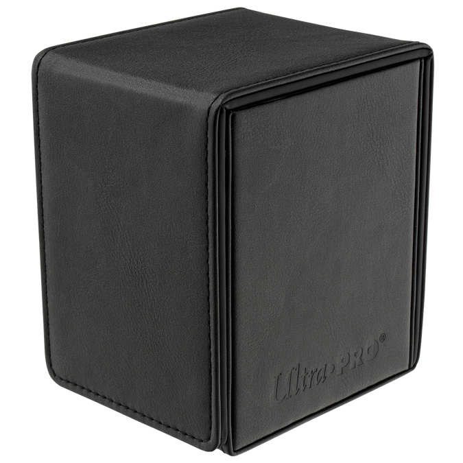 Ultra Pro Vivid Black Alcove Flip Deck Box