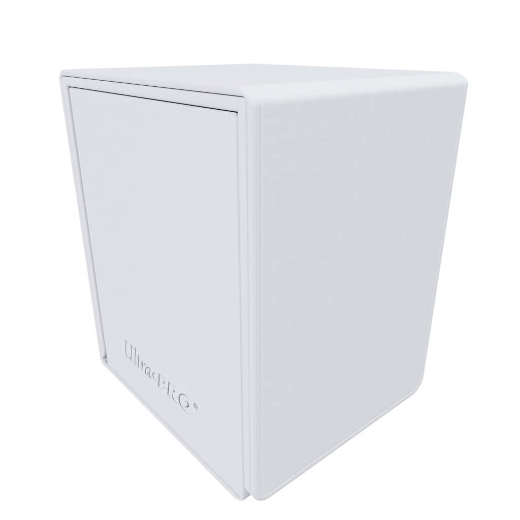 Ultra Pro Vivid White Alcove Flip Deck Box