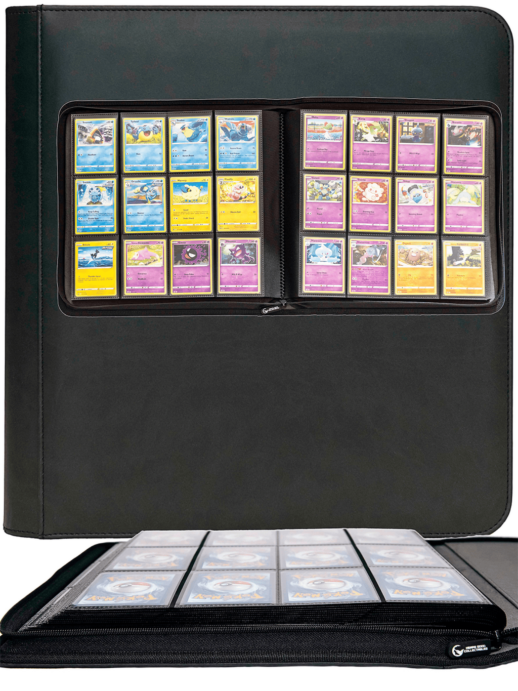 Heaps Good Collectables 12 Pocket Ultimate Binder Matte Black