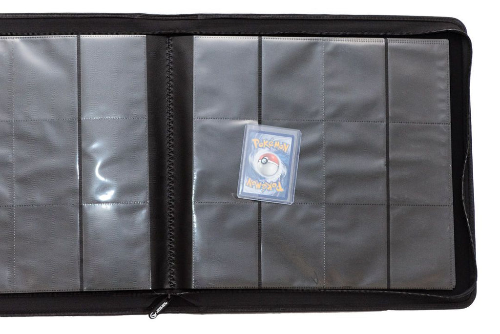 Heaps Good Collectables 12 Pocket Toploader Binder Black