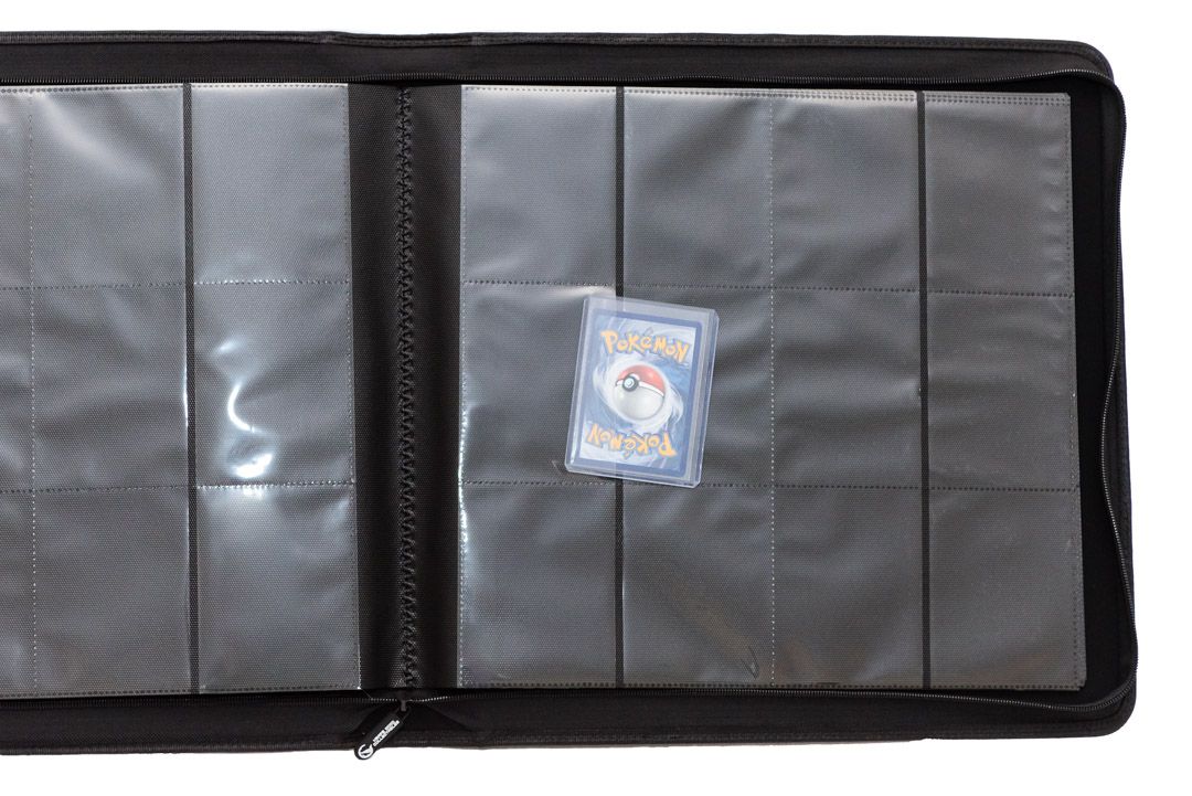 Heaps Good Collectables 12 Pocket Toploader Binder Black