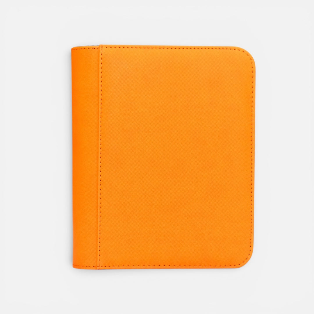 Heaps Good Collectables 4 Pocket Toploader Binder Orange