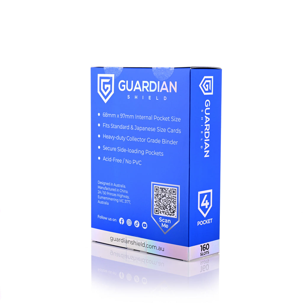 Guardian Shield Zip Binder 4 Pocket Blue