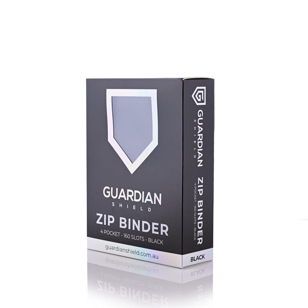 Guardian Shield Zip Binder 4 Pocket Black