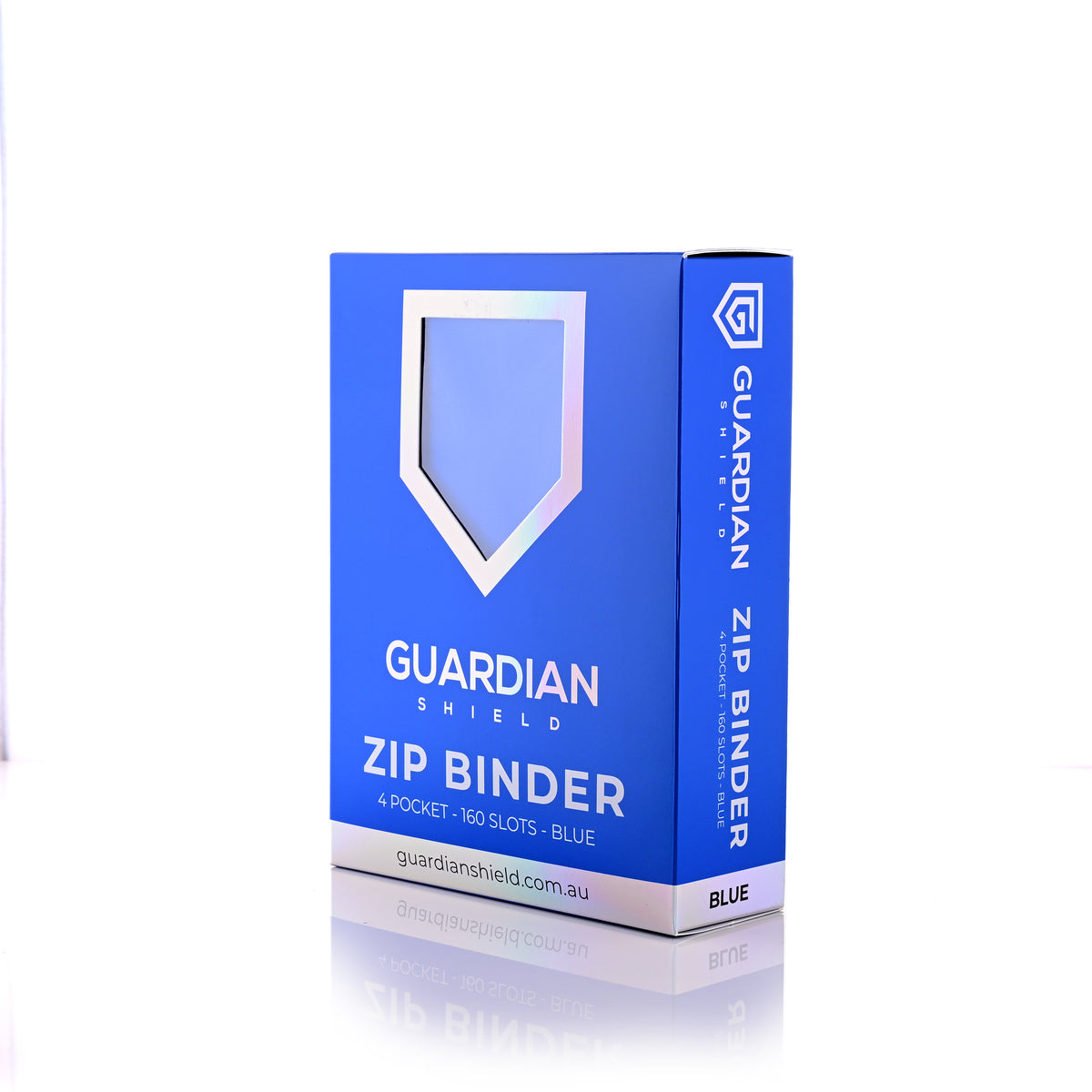 Guardian Shield Zip Binder 4 Pocket Blue