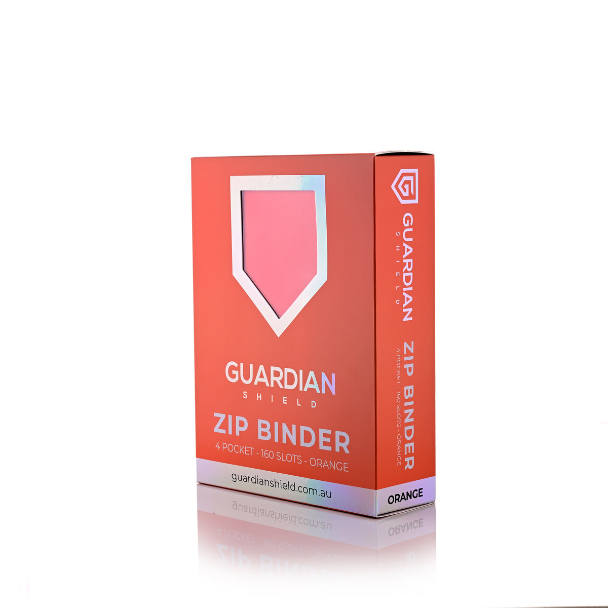 Guardian Shield Zip Binder 4 Pocket Orange
