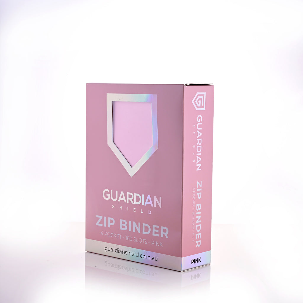 Guardian Shield Zip Binder 4 Pocket Pink