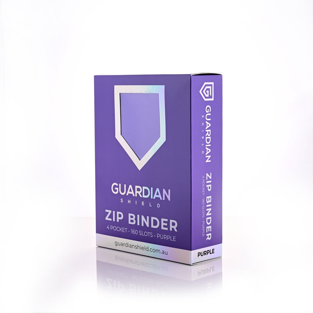 Guardian Shield Zip Binder 4 Pocket Purple
