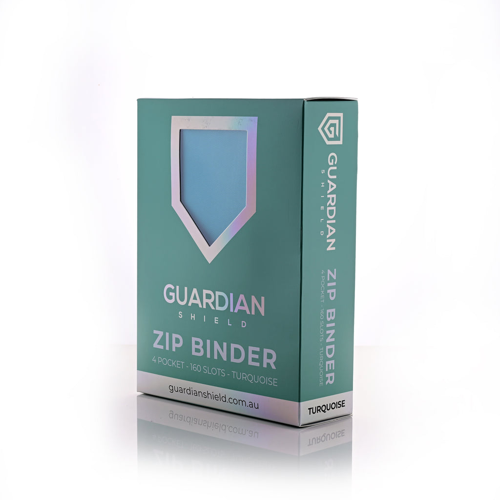Guardian Shield Zip Binder 4 Pocket Turquoise