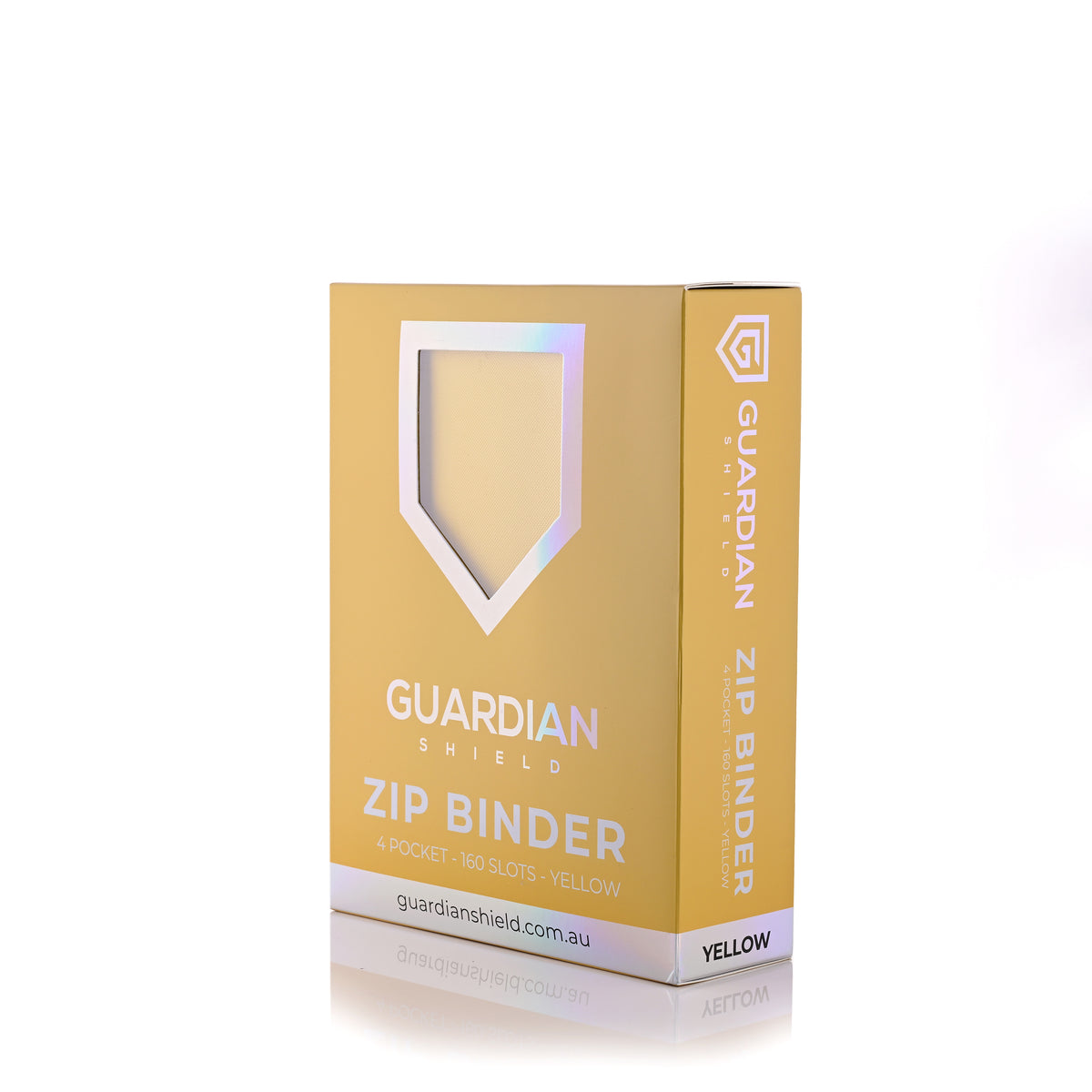 Guardian Shield Zip Binder 4 Pocket Yellow