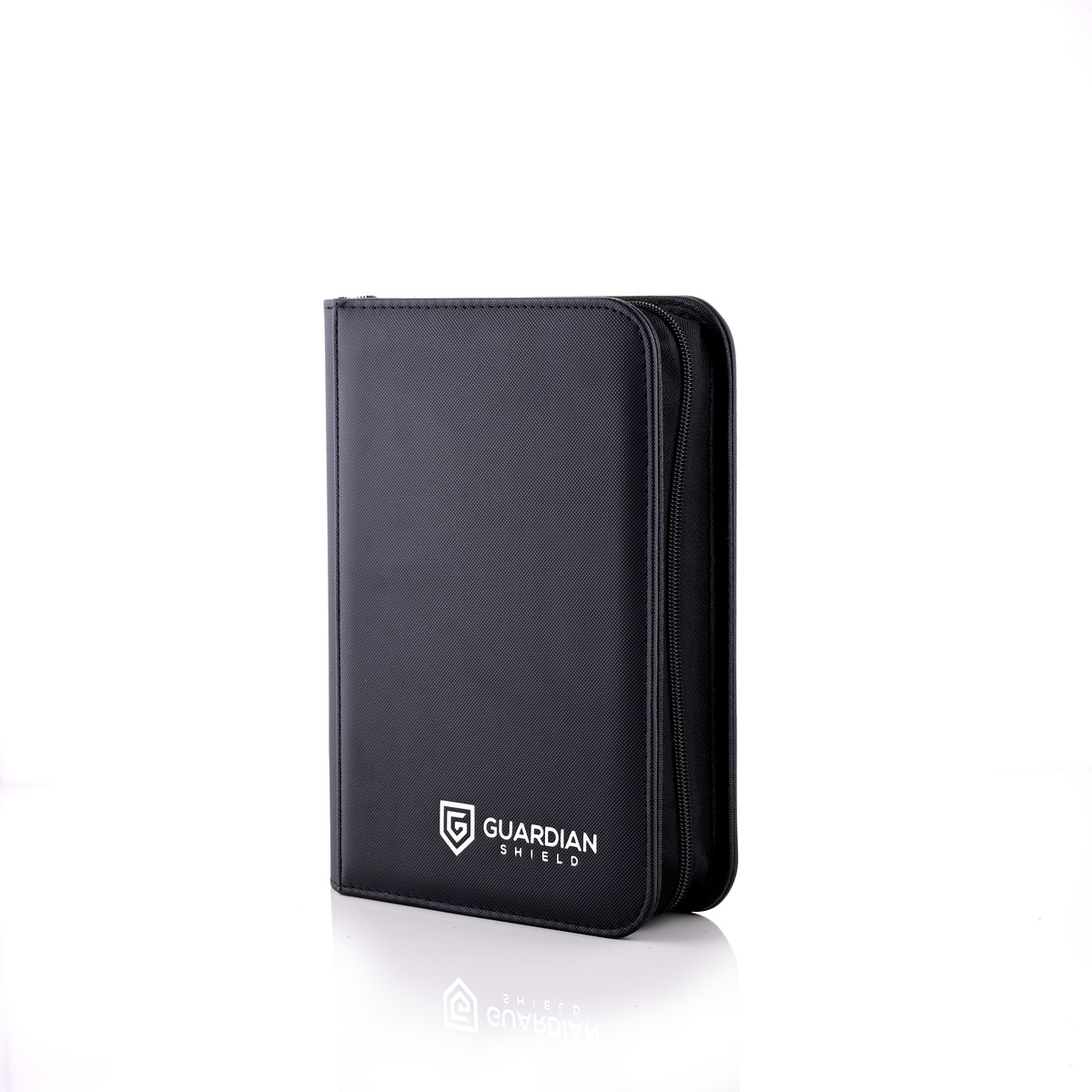 Guardian Shield Zip Binder 4 Pocket Black