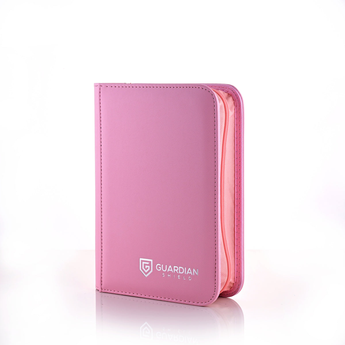 Guardian Shield Zip Binder 4 Pocket Pink