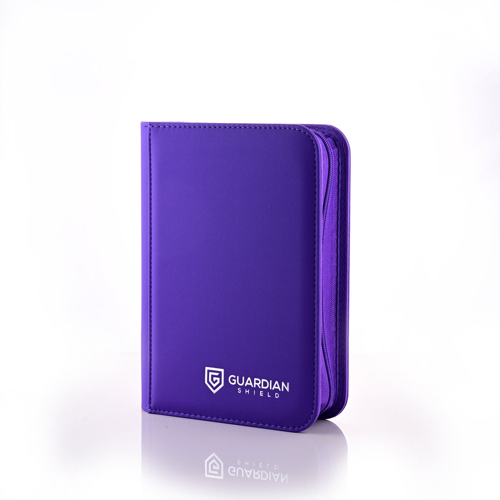 Guardian Shield Zip Binder 4 Pocket Purple