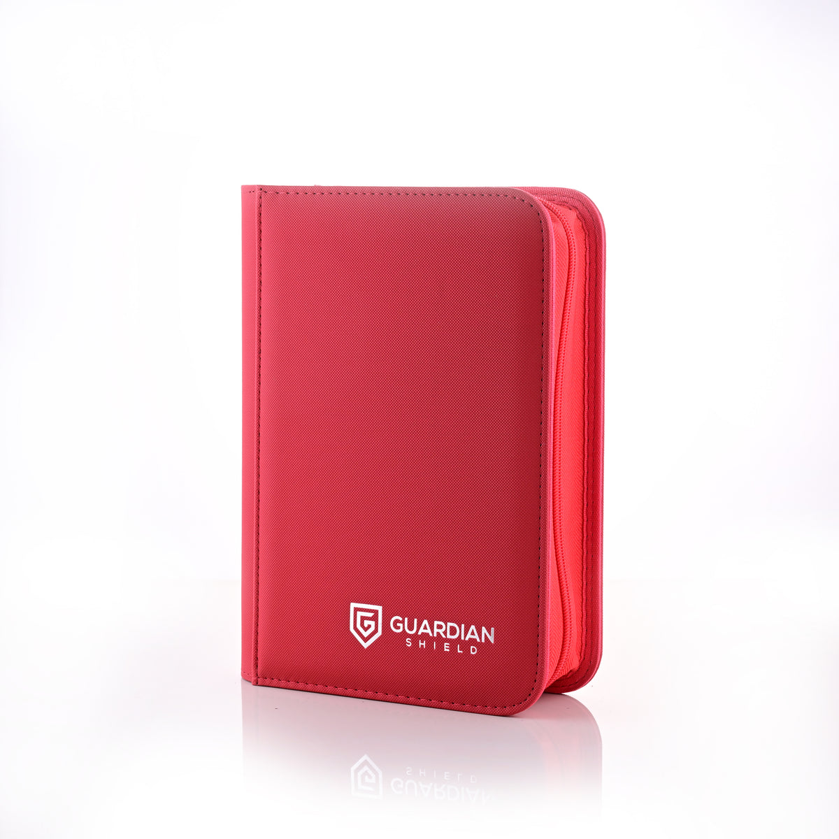 Guardian Shield Zip Binder 4 Pocket Red