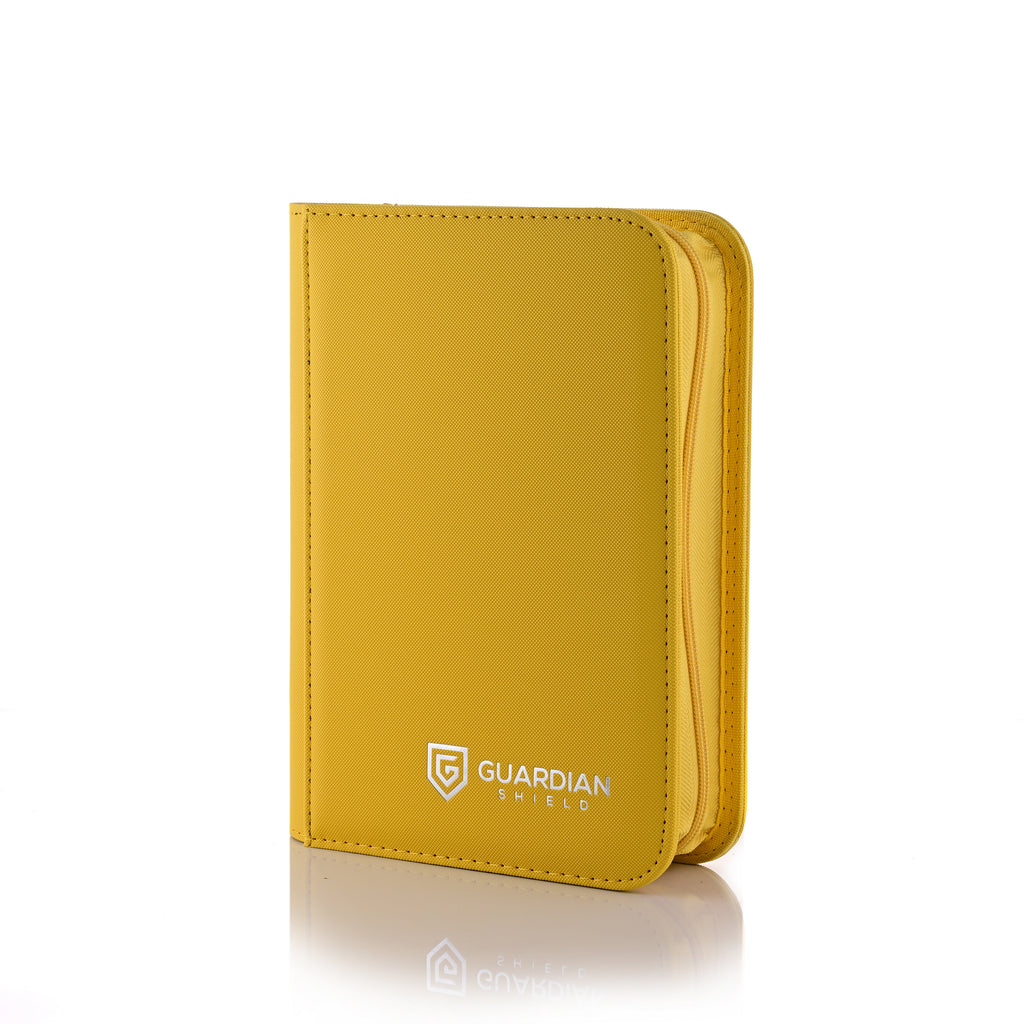Guardian Shield Zip Binder 4 Pocket Yellow