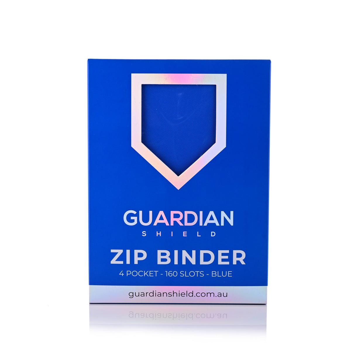 Guardian Shield Zip Binder 4 Pocket Blue