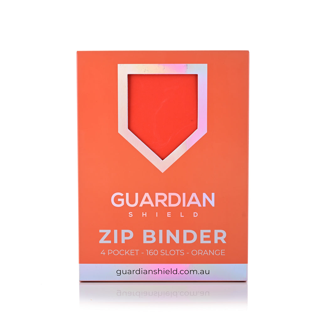 Guardian Shield Zip Binder 4 Pocket Orange