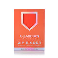 Guardian Shield Zip Binder 4 Pocket Orange