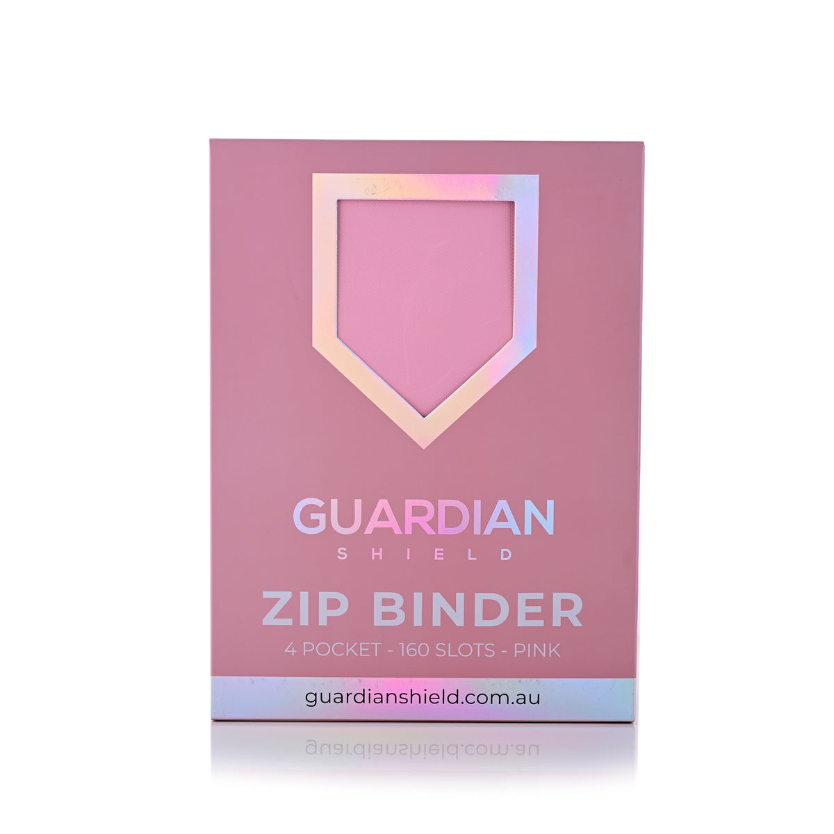 Guardian Shield Zip Binder 4 Pocket Pink