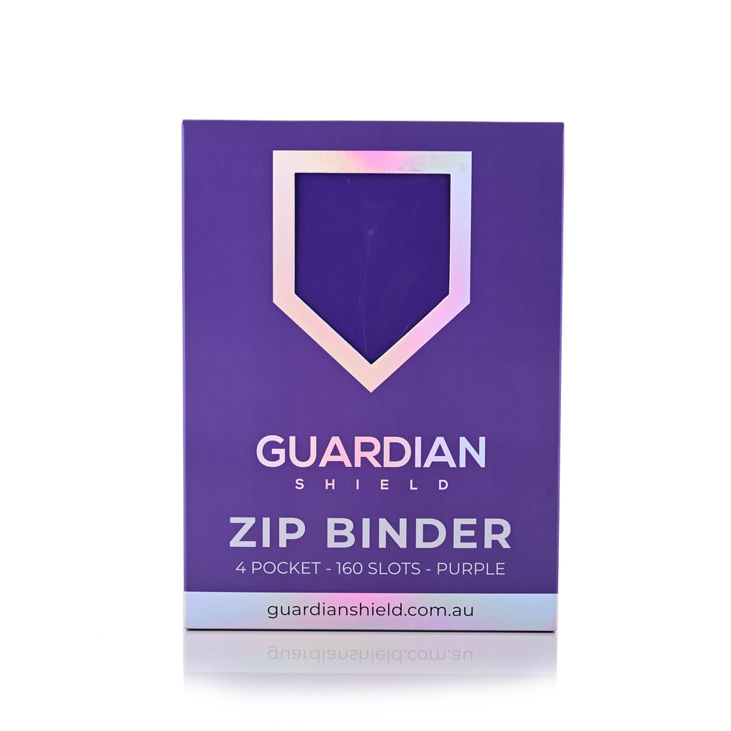 Guardian Shield Zip Binder 4 Pocket Purple