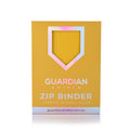 Guardian Shield Zip Binder 4 Pocket Yellow