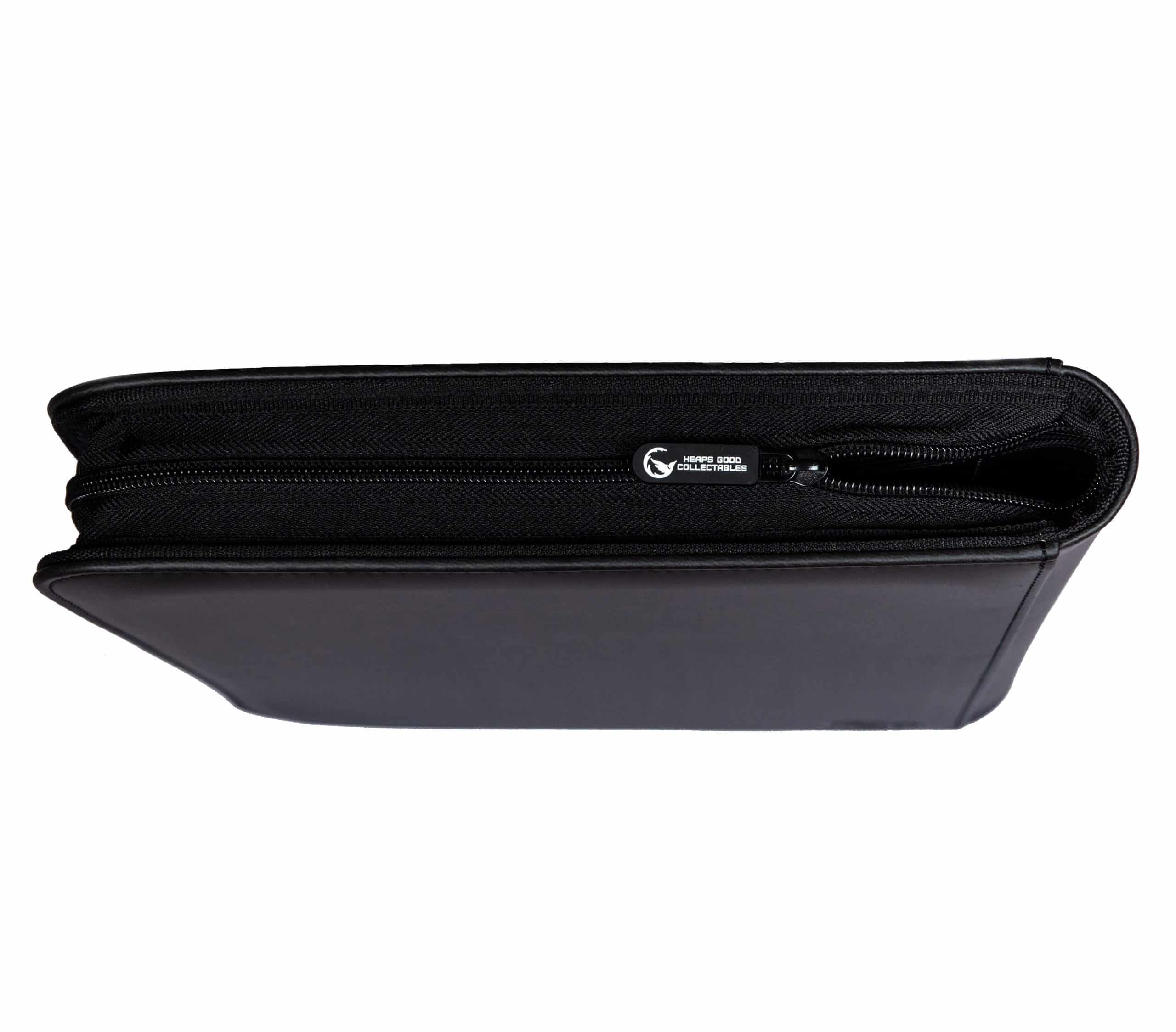 Heaps Good Collectables 9 Pocket Ultimate Binder Matte Black