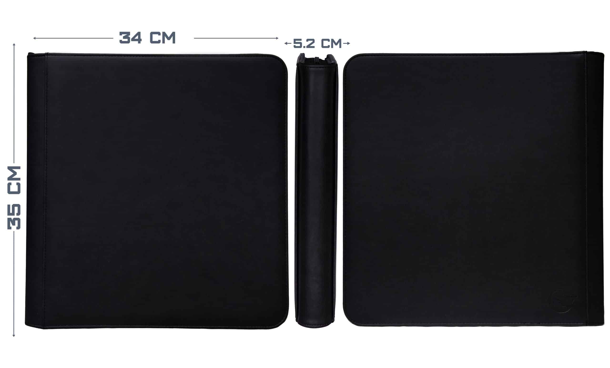 Heaps Good Collectables 12 Pocket Ultimate Binder Matte Black
