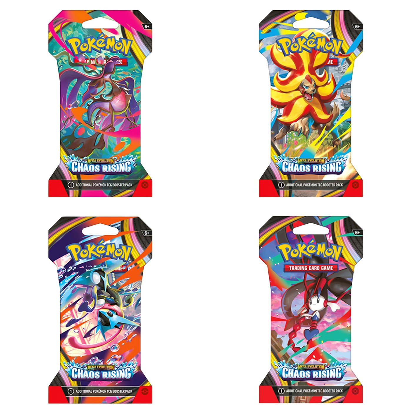 Pokemon Chaos Rising Sleeved Booster (Assorted)