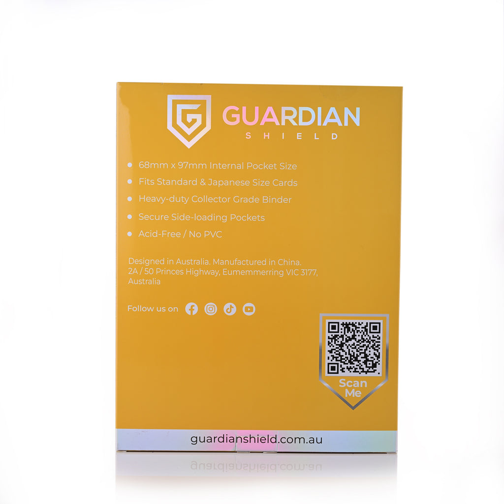 Guardian Shield Zip Binder 9 Pocket Yellow