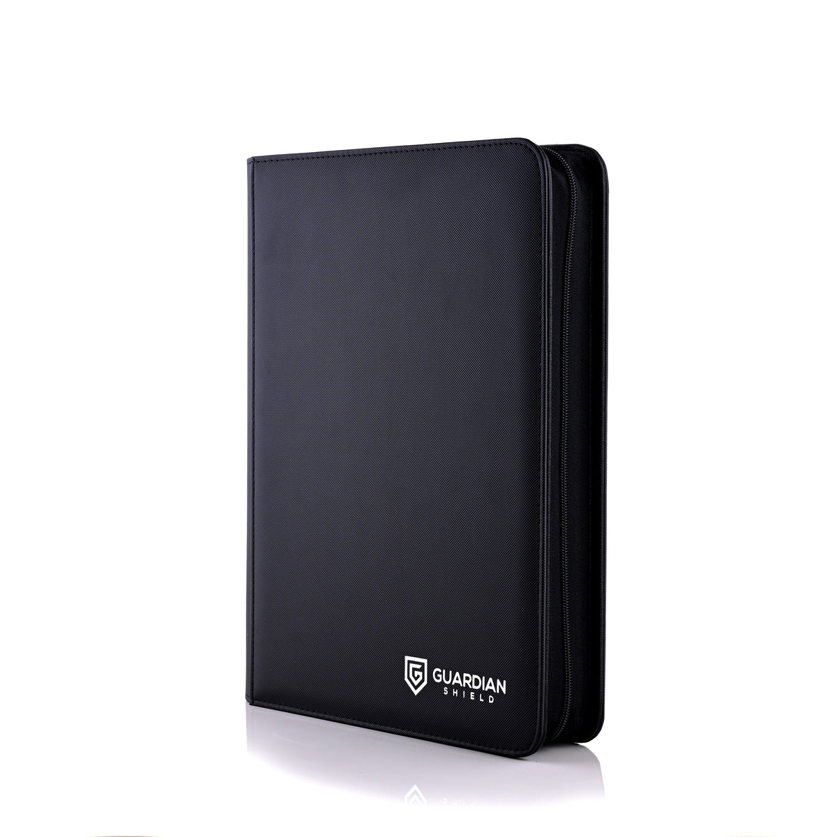 Guardian Shield Zip Binder 9 Pocket Black