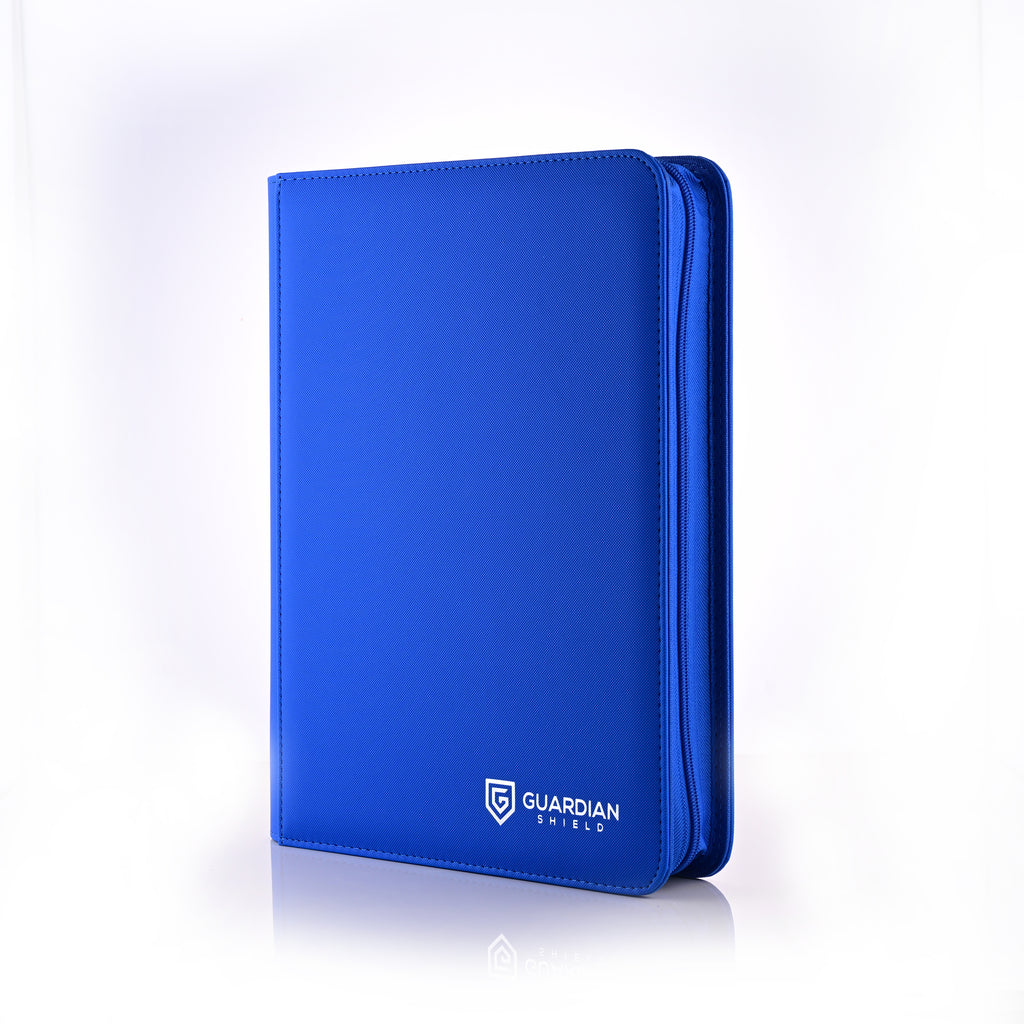 Guardian Shield Zip Binder 9 Pocket Blue