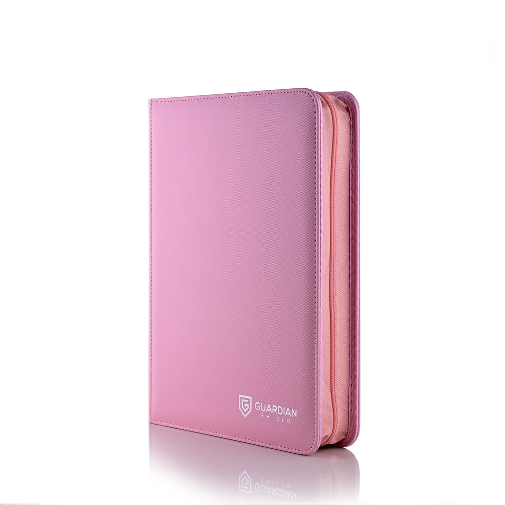 Guardian Shield Zip Binder 9 Pocket Pink