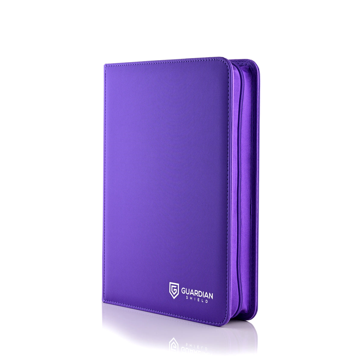 Guardian Shield Zip Binder 9 Pocket Purple