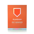 Guardian Shield Zip Binder 9 Pocket Orange