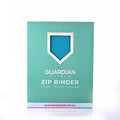 Guardian Shield Zip Binder 9 Pocket Turquoise
